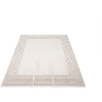 Carpet City Teppich "CLASICO 9068", rechteckig, Kurzflor, Fransen, Bordüre, Boho-Stil, Wohnzimmer von Carpet City