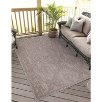 Carpet City Teppich "In-& Outdoorteppich Santorini 454, 3D-Effekt, Raute-Optik", rechteckig von Carpet City