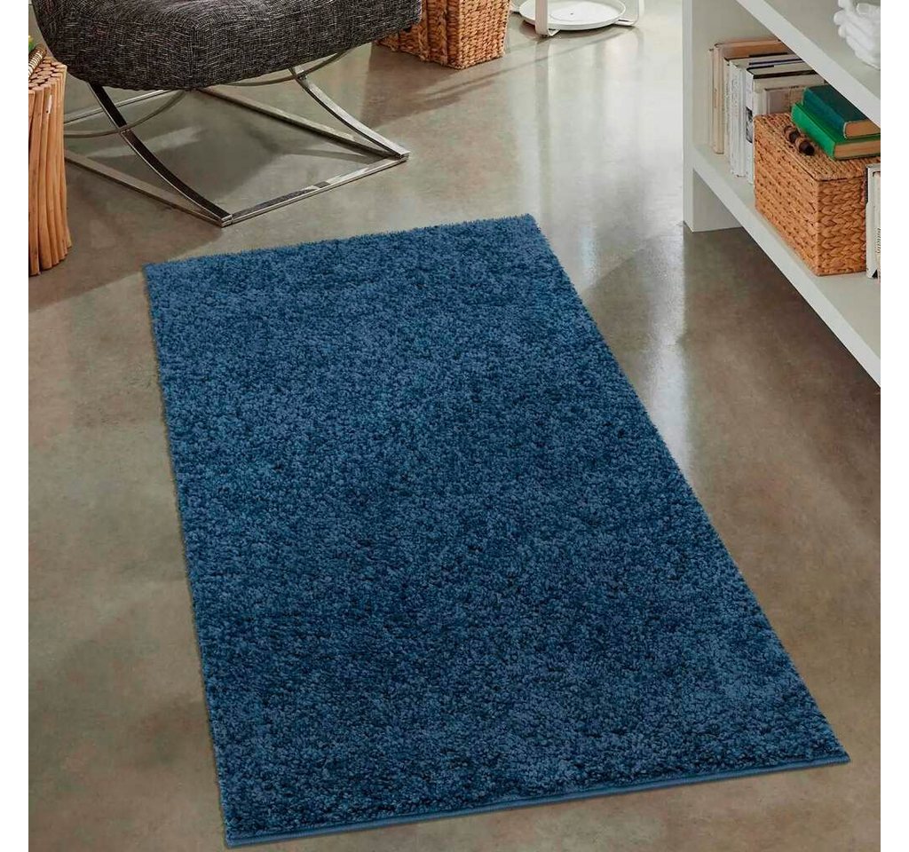 Hochflor-Teppich City Shaggy, Carpet City, rechteckig, Höhe: 30 mm, Robuster Langflor Teppich uni, besonders flauschig weich von Carpet City