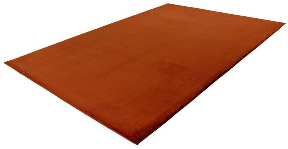 Hochflor-Teppich TOPIA 400, Carpet City, rechteckig, Höhe: 21 mm, Kunstfell-Teppich mit Kaninchenfell-Optik, Wohnzimmer, Schlafzimmer von Carpet City