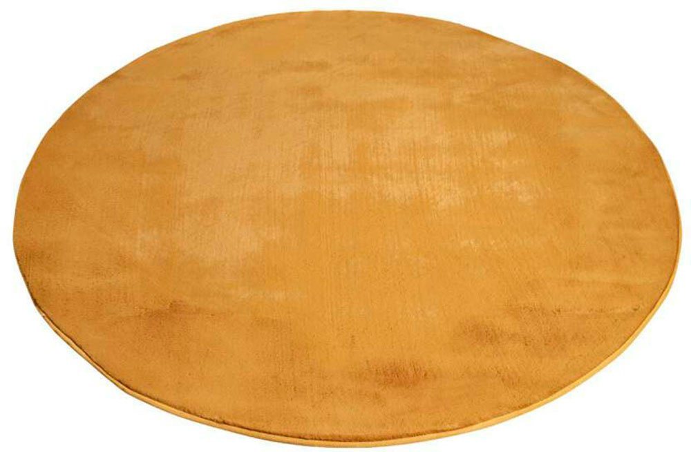 Hochflor-Teppich TOPIA400, Carpet City, rund, Höhe: 21 mm, besonders weich und kuschelig durch Polyester, Uni-Farben von Carpet City