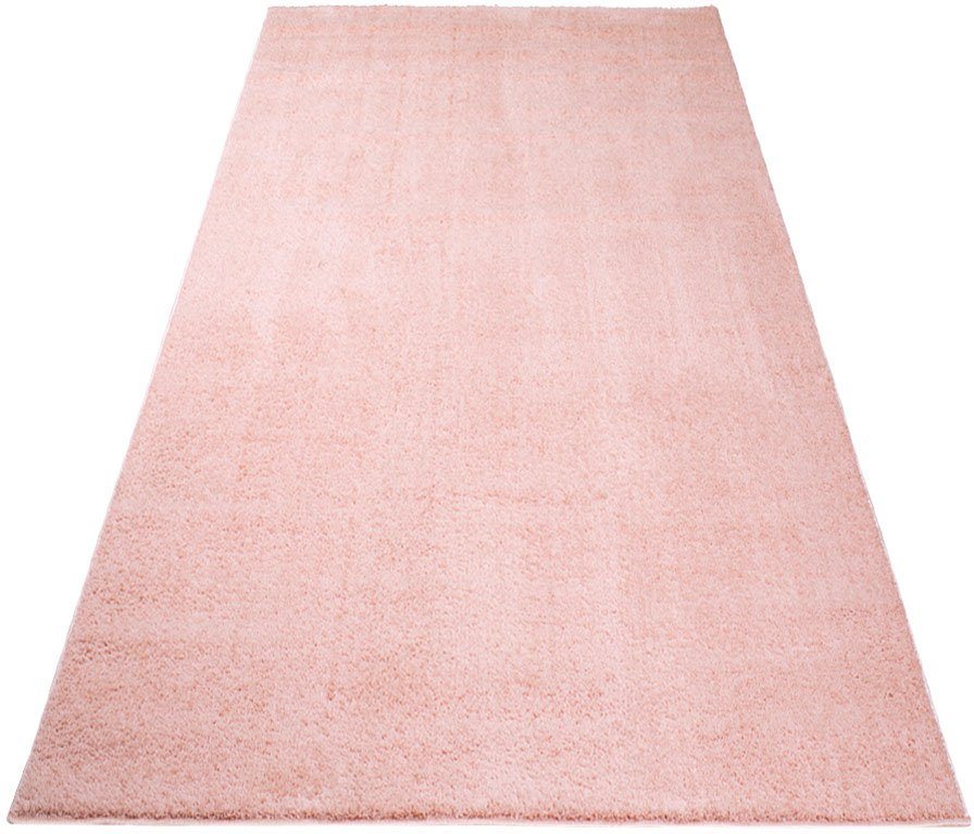 Läufer Softshine 2236, Carpet City, rechteckig, Höhe: 14 mm, Hochflor, Uni-Farben, besonders weich von Carpet City