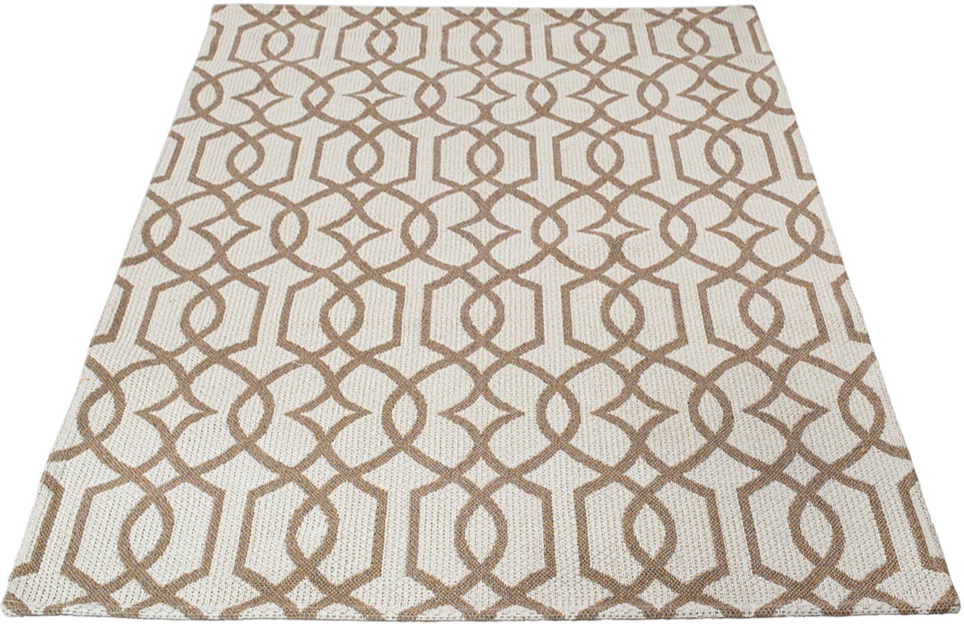 Teppich Cotton, Carpet City, rechteckig, Höhe: 5 mm, Flachgewebe, 100% Baumwolle,Marokkanisch, Pflegeleicht von Carpet City