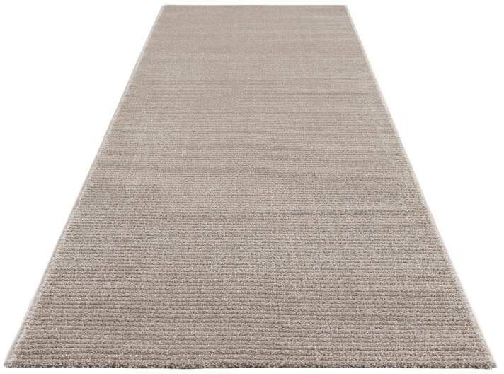 Teppich Fancy, Carpet City, rechteckig, Höhe: 12 mm, Kurzflor, Einfarbig, 3D-Optik, Streifen Look von Carpet City