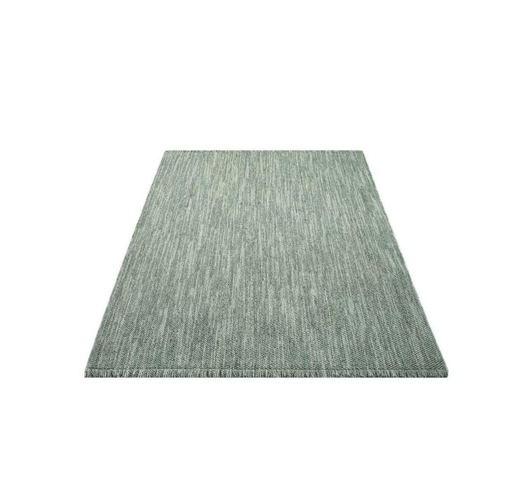 Teppich LINDO 8843, Carpet City, rechteckig, Höhe: 11 mm, Kurzflor, Hochtief-Muster/ 3D-Effekt, Fransen, Boho-Stil, Wohnzimmer von Carpet City