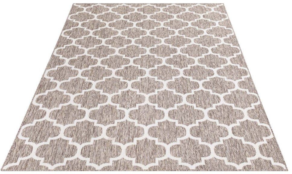 Teppich Outdoor, Carpet City, rechteckig, Höhe: 5 mm, UV-beständig, Flachgewebe, auch in quadratischer Form erhältlich von Carpet City