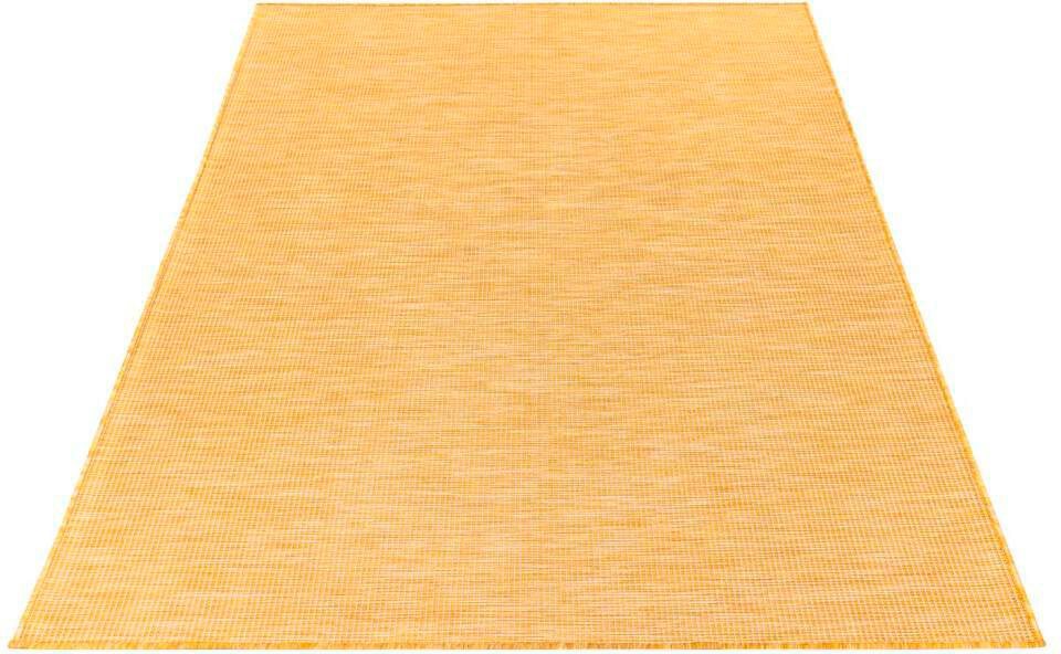 Teppich Palm, Carpet City, rechteckig, Höhe: 5 mm, Wetterfest & UV-beständig, für Balkon, Terrasse, Küche, flach gewebt von Carpet City