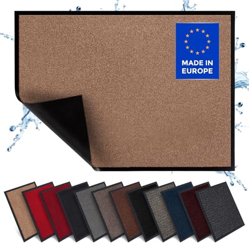 Carpet Diem Fußmatte, einfach sauber I Schmutzfangmatte Eingangsbereich - Fussmatte Innen & Außen, rutschfeste Türmatte, Schmutzfang Teppich für Haustür I Fußabtreter in Beige 90x150 cm Carpet Diem Fußmatte, einfach sauber I Schmutzfangmatte Eingangsbereich - Fussmatte Innen & Außen, rutschfeste Türmatte, Schmutzfang Teppich für Haustür I Fußabtreter in Beige 90x150 cm von Carpet Diem