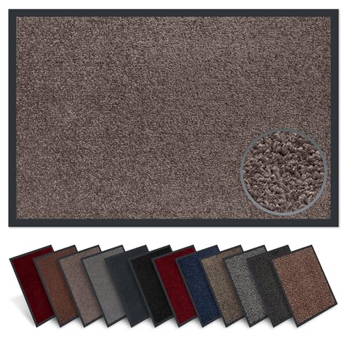 Carpet Diem Fußmatte innen, große Auswahl, Größe: 60x90 cm, Farbe: Taupe - Halten Sie Ihr Zuhause sauber mit unserer Schmutzfangmatte von Carpet Diem