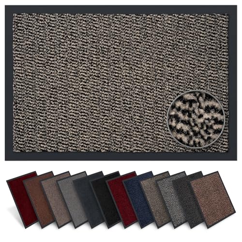 Carpet Diem Fußmatte innen, große Auswahl, Größe: 60x90 cm, Farbe: beige-schwarz - Halten Sie Ihr Zuhause sauber mit unserer Schmutzfangmatte Carpet Diem Fußmatte innen, große Auswahl, Größe: 60x90 cm, Farbe: beige-schwarz - Halten Sie Ihr Zuhause sauber mit unserer Schmutzfangmatte von Carpet Diem