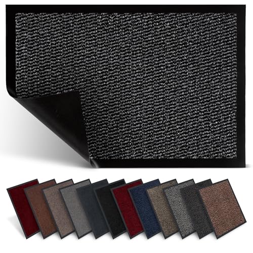 Carpet Diem Fußmatte innen, große Auswahl, Größe: 90x120 cm, Farbe: anthrazit-schwarz - Halten Sie Ihr Zuhause sauber mit unserer Schmutzfangmatte Carpet Diem Fußmatte innen, große Auswahl, Größe: 90x120 cm, Farbe: anthrazit-schwarz - Halten Sie Ihr Zuhause sauber mit unserer Schmutzfangmatte von Carpet Diem