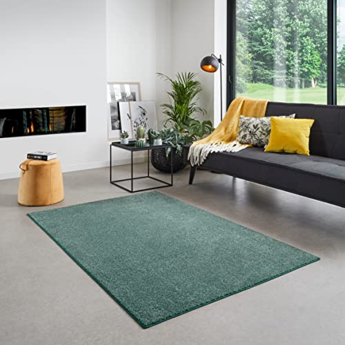 Carpet Studio Maine Teppich Grün, Wohnzimmer 140x200 cm, Kurzflor, Schlafzimmer Carpet Studio Maine Teppich Grün, Wohnzimmer 140x200 cm, Kurzflor, Schlafzimmer von Carpet Studio