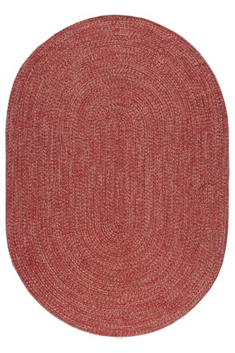 CarpetLiving*com Teppich Solid Red Terra 230 x 160 Oval - 230 x 160 cm von CarpetLiving*com