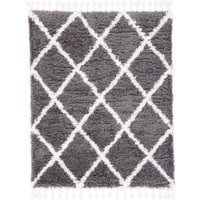carpetfine Hochflor-Teppich "Edda", rechteckig, 30 mm Höhe, mit modernen Fransen, Wohnzimmer carpetfine Hochflor-Teppich "Edda", rechteckig, 30 mm Höhe, mit modernen Fransen, Wohnzimmer von Carpetfine
