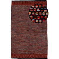 carpetfine Teppich "Kelim Mia auch als Läufer erhältlich", rechteckig, 6 mm Höhe, Baumwolle Wendeteppich, Bordüre, Wohnzimmer von Carpetfine