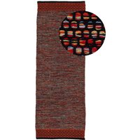 carpetfine Teppich "Kelim Mia auch als Läufer erhältlich", rechteckig, 6 mm Höhe, Baumwolle Wendeteppich, Bordüre, Wohnzimmer von Carpetfine
