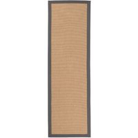 carpetfine Sisalteppich "Sisal", rechteckig, 5 mm Höhe, mit farbiger Bordüre, Anti Rutsch Rückseite von Carpetfine