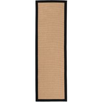 carpetfine Sisalteppich "Sisal", rechteckig, 5 mm Höhe, mit farbiger Bordüre, Anti Rutsch Rückseite von Carpetfine