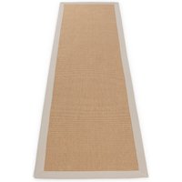 carpetfine Sisalteppich "Sisal, auch als Läufer erhältlich" rechteckig 5 mm Höhe mit farbiger Bordüre, Anti Rutsch Rückseite, viele Größen, Wohnzimmer carpetfine Sisalteppich "Sisal, auch als Läufer erhältlich" rechteckig 5 mm Höhe mit farbiger Bordüre, Anti Rutsch Rückseite, viele Größen, Wohnzimmer von Carpetfine