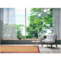 carpetfine Sisalteppich "Sisal, auch als Läufer erhältlich" rechteckig 5 mm Höhe mit farbiger Bordüre, Anti Rutsch Rückseite, viele Größen, Wohnzimmer von Carpetfine