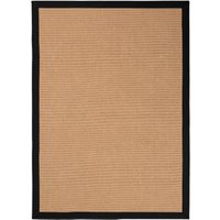 carpetfine Sisalteppich "Sisal", rechteckig, 5 mm Höhe, mit farbiger Bordüre, Anti Rutsch Rückseite von Carpetfine
