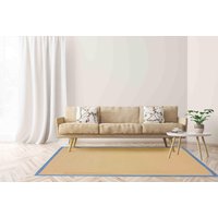 carpetfine Sisalteppich "Sisal", rechteckig, 5 mm Höhe, mit farbiger Bordüre, Anti Rutsch Rückseite carpetfine Sisalteppich "Sisal", rechteckig, 5 mm Höhe, mit farbiger Bordüre, Anti Rutsch Rückseite von Carpetfine