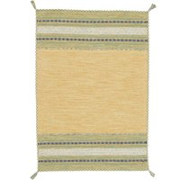 carpetfine Teppich "Kelim Azizi", rechteckig, Baumwolle, Wendeteppich mit Fransen, Wohnzimmer von Carpetfine
