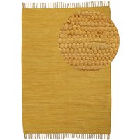 carpetfine Teppich "Kelim Chindi uni, auch als Läufer", rechteckig, 5 mm Höhe, Wendeteppich, reine Baumwolle, handgewebt, Uni-Farben, mit Fransen carpetfine Teppich "Kelim Chindi uni, auch als Läufer", rechteckig, 5 mm Höhe, Wendeteppich, reine Baumwolle, handgewebt, Uni-Farben, mit Fransen von Carpetfine