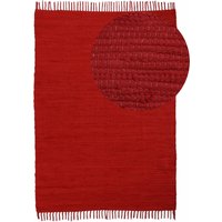 carpetfine Teppich "Kelim Chindi uni, auch als Läufer", rechteckig, 5 mm Höhe, Wendeteppich, reine Baumwolle, handgewebt, Uni-Farben, mit Fransen carpetfine Teppich "Kelim Chindi uni, auch als Läufer", rechteckig, 5 mm Höhe, Wendeteppich, reine Baumwolle, handgewebt, Uni-Farben, mit Fransen von Carpetfine