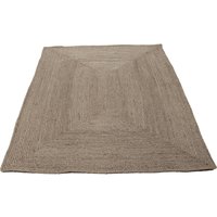 carpetfine Teppich "Nele Juteteppich Naturfaser", rechteckig, geflochtener Wendeteppich aus 100% Jute, quadratisch und als Läufer von Carpetfine