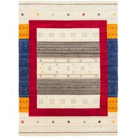 carpetfine Wollteppich "Gabbeh Sofia, auch als Läufer" rechteckig 15 mm Höhe reine Wolle, handgearbeitet, weicher natürlicher Flor, Wohnzimmer carpetfine Wollteppich "Gabbeh Sofia, auch als Läufer" rechteckig 15 mm Höhe reine Wolle, handgearbeitet, weicher natürlicher Flor, Wohnzimmer von Carpetfine