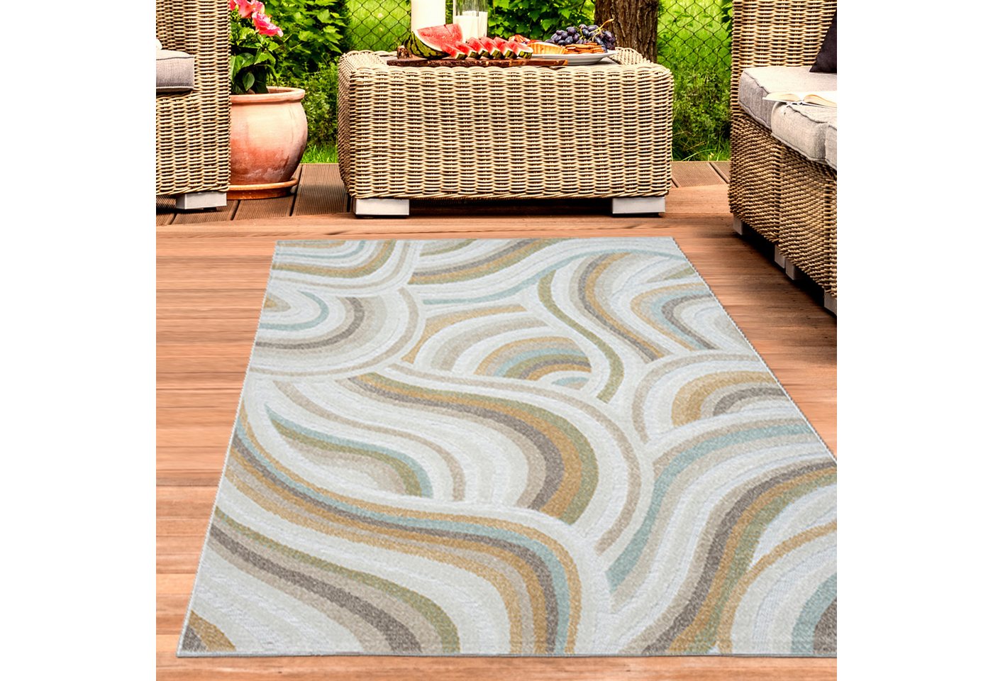 Carpetia Outdoorteppich, rechteckig von Carpetia