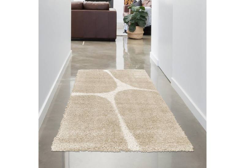 Carpetia Teppich Moderner Hochflor Teppich weiche Oberfläche stilvoll in Creme Beige, rechteckig Carpetia Teppich Moderner Hochflor Teppich weiche Oberfläche stilvoll in Creme Beige, rechteckig von Carpetia