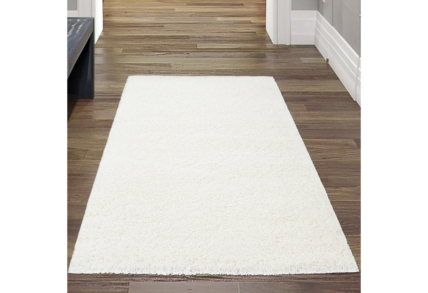 Teppich Flauschiger Teppich kuschelig warm in creme, Carpetia, rechteckig, Höhe: 30 mm von Carpetia