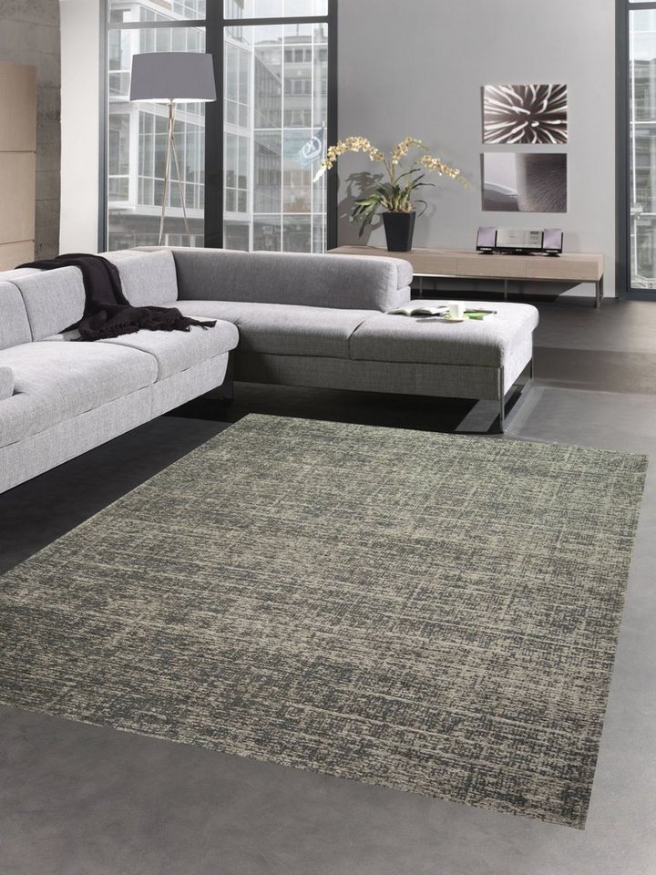 Teppich Teppich Outdoor Küchenteppich Baumwollteppich in beige grau, Carpetia, rechteckig, Höhe: 8 mm von Carpetia