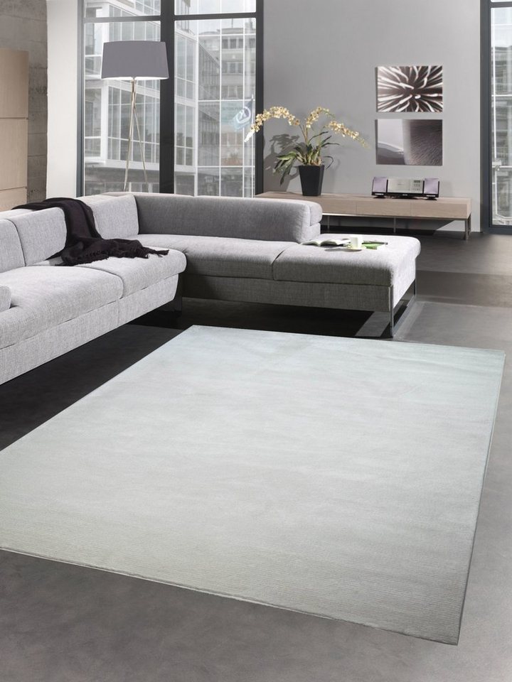 Carpetia Teppich Teppich Wohnzimmerteppich Läufer uni creme, rechteckig, Höhe: 13 mm Carpetia Teppich Teppich Wohnzimmerteppich Läufer uni creme, rechteckig, Höhe: 13 mm von Carpetia