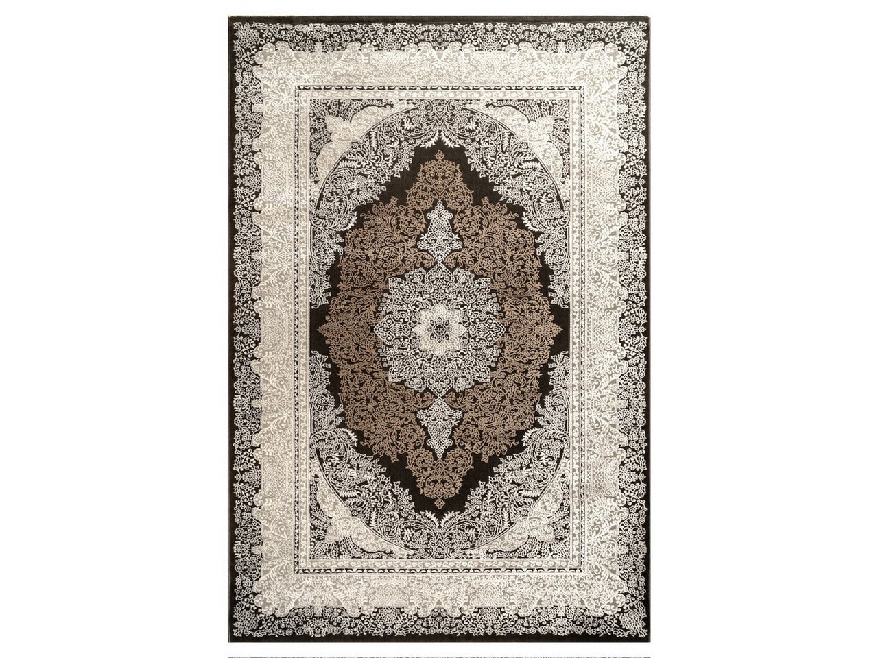 Carpetilla Teppich Designer Teppich Wohnzimmer Schlafzimmer Flur, Klassischer Läufer mit Kunstvollem Ornamenten Wohnzimmer Teppich von Carpetilla