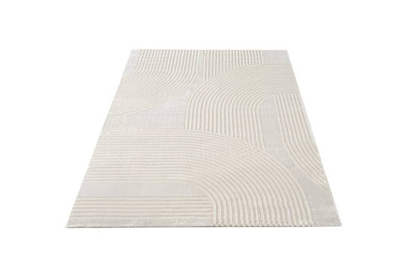 Carpetilla Designteppich Designer Teppich Carpetilla Scandi Design Cream_Cream, rechteckig, Höhe: 13 mm, Wohnzimmer von Carpetilla
