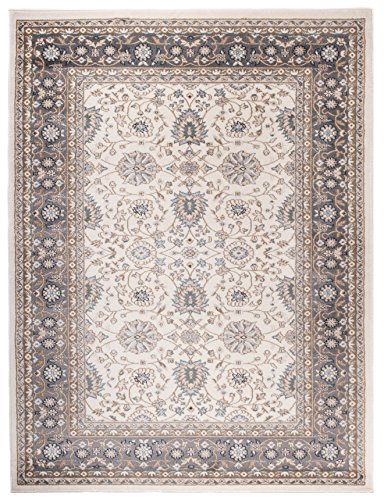 Carpeto Orientteppich Teppich Beige 120 x 170 cm Ornamente Klassisch Muster - Wohnzimmer Schlafzimmer Esszimmer von Carpeto Rugs