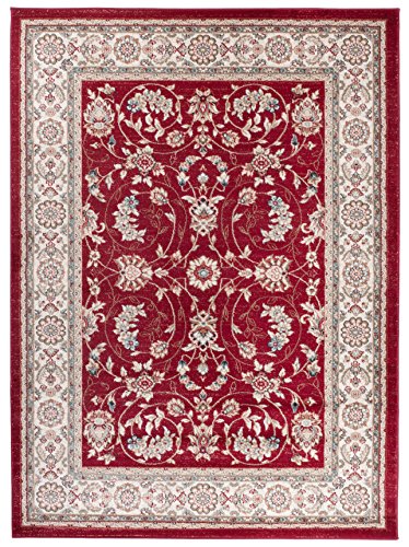 Carpeto Orientteppich Teppich Rot 200 x 300 cm Ornamente Klassisch Muster - Wohnzimmer Schlafzimmer Esszimmer von Carpeto Rugs