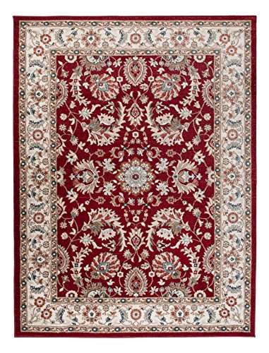 Carpeto Orientteppich Teppich Rot 200 x 300 cm Ornamente Muster Emirat Kollektion von Carpeto Rugs