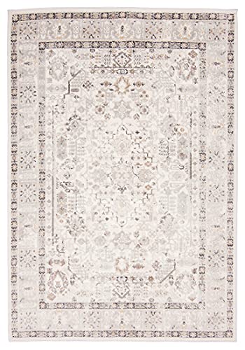 Carpeto Rugs Ethno Vintage Teppich - Kurzflor - Weich Teppich für Wohnzimmer, Schlafzimmer, Esszimmer - ÖKO-TEX Wohnzimmerteppich - Teppiche - Creme - 120 x 170 cm von Carpeto Rugs
