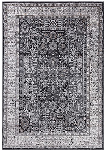 Carpeto Rugs Ethno Vintage Teppich - Kurzflor - Weich Teppich für Wohnzimmer, Schlafzimmer, Esszimmer - ÖKO-TEX Wohnzimmerteppich - Teppiche - Grau - 300 x 400 cm von Carpeto Rugs