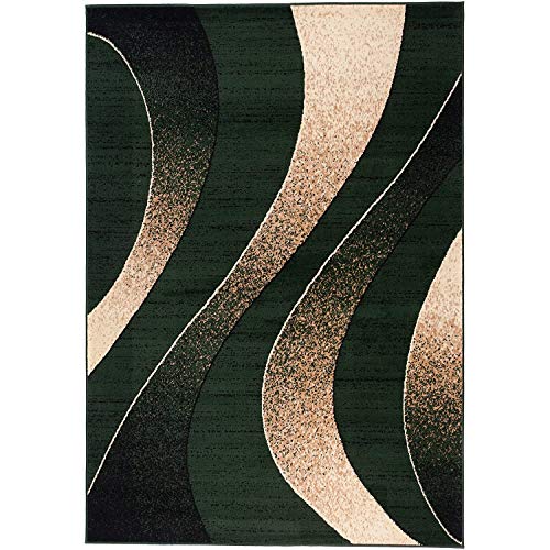 Carpeto Rugs Modern Designer Teppich - Kurzflor - Weich Teppich für Wohnzimmer, Schlafzimmer, Esszimmer - ÖKO-TEX Wohnzimmerteppich - Teppiche - grün - 180 x 250 cm Carpeto Rugs Modern Designer Teppich - Kurzflor - Weich Teppich für Wohnzimmer, Schlafzimmer, Esszimmer - ÖKO-TEX Wohnzimmerteppich - Teppiche - grün - 180 x 250 cm von Carpeto Rugs