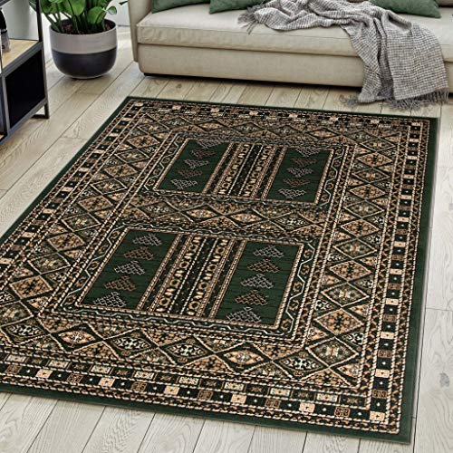 Carpeto Rugs Teppich Orientalisch Grün Klassisch Muster Kurzflor Öko-Tex Wohnzimmer 200 x 300 cm Carpeto Rugs Teppich Orientalisch Grün Klassisch Muster Kurzflor Öko-Tex Wohnzimmer 200 x 300 cm von Carpeto Rugs
