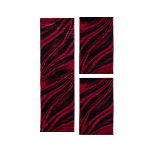 Carpetsale24 Bettumrandung Schlafzimmer 3 teilig Kurzflor Teppich Rot Bettvorleger Schlafzimmer Bettset: 2 St. 80x150 cm | 1 St. 80x300 cm - Flauschiger Teppich Läuferset Weich Moderne Design Carpetsale24 Bettumrandung Schlafzimmer 3 teilig Kurzflor Teppich Rot Bettvorleger Schlafzimmer Bettset: 2 St. 80x150 cm | 1 St. 80x300 cm - Flauschiger Teppich Läuferset Weich Moderne Design von Carpetsale24