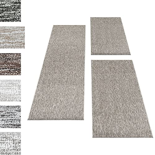 Carpettex Bettumrandung Schlafzimmer 3teilig Kurzflor Teppich Einfarbig Design Beige Bettset:2 mal 80x150 + 1 mal 80x250 - Bettvorleger Schlafzimmer Läufer Set Weicher Bettumrandung Teppich Carpettex Bettumrandung Schlafzimmer 3teilig Kurzflor Teppich Einfarbig Design Beige Bettset:2 mal 80x150 + 1 mal 80x250 - Bettvorleger Schlafzimmer Läufer Set Weicher Bettumrandung Teppich von Carpettex Teppich