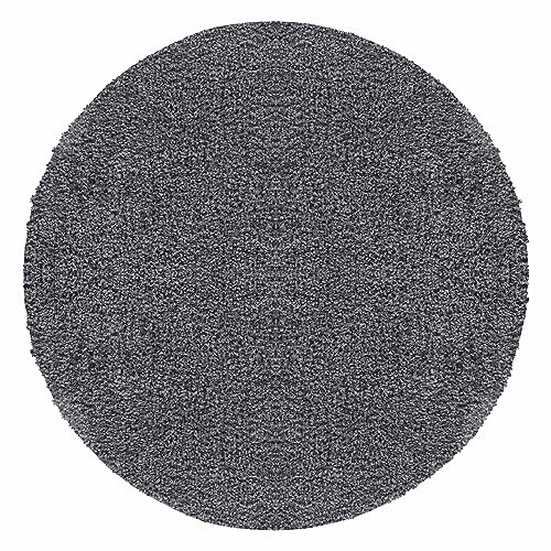 Carpettex Hochflor Teppich Wohnzimmer Shaggy Flokati Teppich Modern Einfarbig 120 cm Rund Flur Teppich Läufer Grau - Teppich Bettvorleger Schlafzimmer Weich Flauschig Waschbar Küchenläufer von Carpettex Teppich