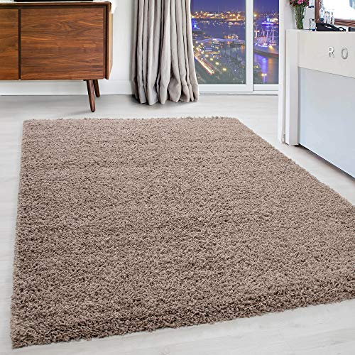 Carpettex Hochflor Teppich Wohnzimmer Shaggy Flokati Teppich Modern Einfarbig 80 x 150 cm Flur Teppich Läufer Beige - Teppich Bettvorleger Schlafzimmer Weich Flauschig Waschbar Küchenläufer Carpettex Hochflor Teppich Wohnzimmer Shaggy Flokati Teppich Modern Einfarbig 80 x 150 cm Flur Teppich Läufer Beige - Teppich Bettvorleger Schlafzimmer Weich Flauschig Waschbar Küchenläufer von Carpettex Teppich