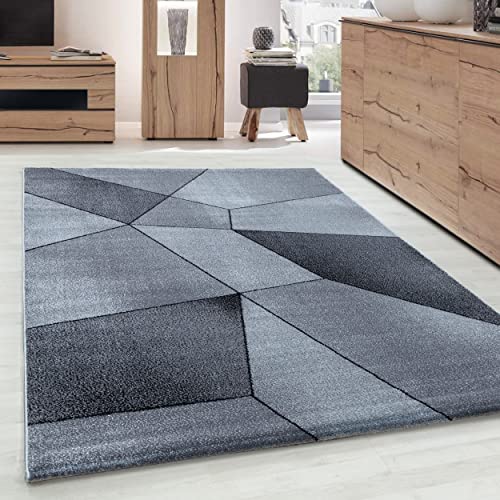 Carpettex Kurzflor Teppich Wohnzimmer Modern Geometrische Design Teppich Grau 160 x 230 cm - Waschbarer Teppich Schlafzimmer Pflegeleicht Weicher Teppiche Esszimer - Küchenteppich Carpet Living Room Carpettex Kurzflor Teppich Wohnzimmer Modern Geometrische Design Teppich Grau 160 x 230 cm - Waschbarer Teppich Schlafzimmer Pflegeleicht Weicher Teppiche Esszimer - Küchenteppich Carpet Living Room von Carpettex Teppich